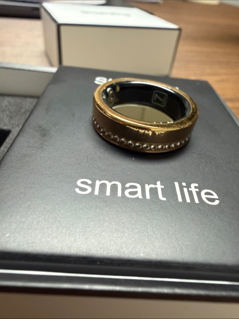 Smart Ring - Gold Smart Ring - Picture 3 of 4